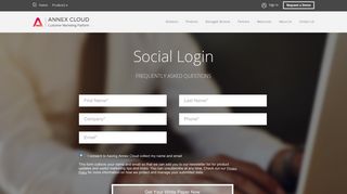 Social Login: Frequently Asked Questions | Annex Cloud