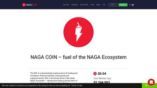 NAGA COIN (NGC) | Smart Cryptocurrency for gaming and trading