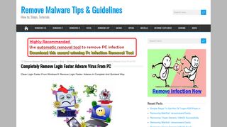 Completely Remove Login Faster Adware Virus From PC - Remove ...