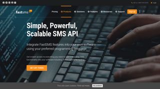 SMS & text messaging API for business | Fastsms