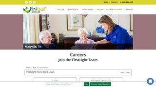 Login - Job Listings - FirstLight Home Care Jobs - ApplicantPro