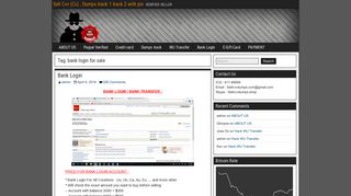 bank login for sale Archives - Sell Cvv (Cc) , Dumps track 1 track 2 with ...