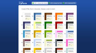 pForm - Free HTML Form Builder - Create Web Form Template Online