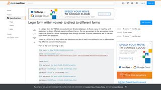 Login form within vb.net- to direct to different forms - Stack ...