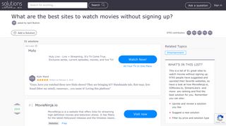 What are the best sites to watch movies without signing up? - Softonic