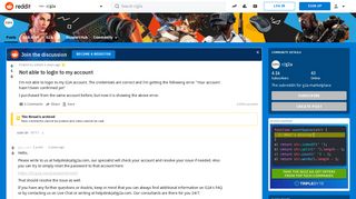 Not able to login to my account : g2a - Reddit
