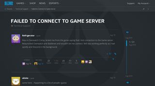 Failed to Connect to Game Server - Technical Support - Overwatch ...