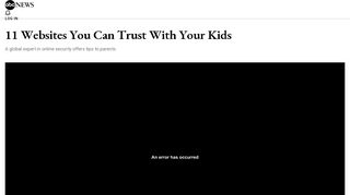 11 Websites You Can Trust With Your Kids - ABC News
