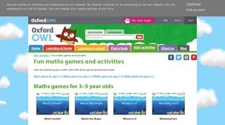 Fun maths games and activities for kids | Oxford Owl