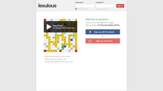Welcome to Lexulous - It's the fun word game you can play online. For ...