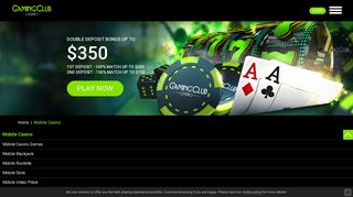 Experience the Highest Mobile Casino Quality | Gaming Club