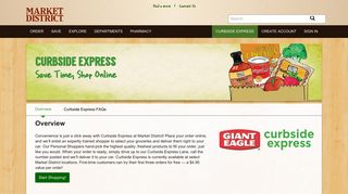 Curbside Express: Online Grocery Shopping - Market District