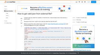 How to get valid json from external file? - Stack Overflow