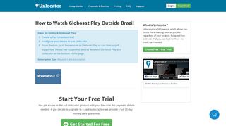 How to Watch Globosat Play Outside Brazil - Unlocator