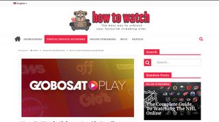 Learn how to watch Globosat Play outside Brazil anywhere in world