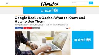 Google Backup Codes: What to Know and How to Use Them - Lifewire