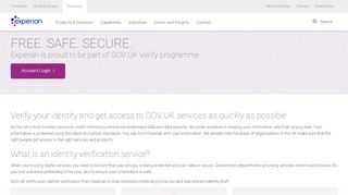 GOV.UK Verify Identity & Fraud | Experian UK