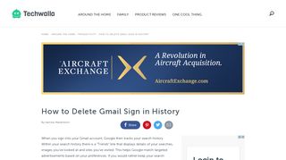 How to Delete Gmail Sign in History | Techwalla.com