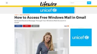 Access Windows Mail in Gmail - Lifewire