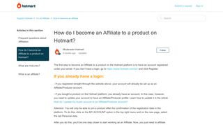 How do I become an Affiliate to a product on Hotmart? – Support Hotmart