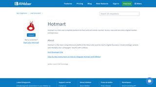 Integrate AWeber with Hotmart