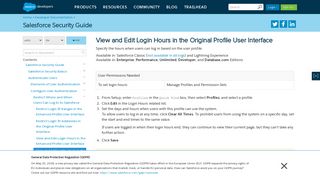View and Edit Login Hours in the Original Profile User Interface ...