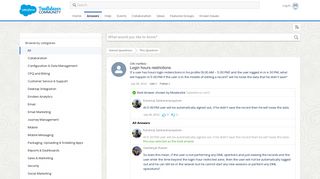 Login hours restrictions - Answers - Salesforce Trailblazer Community