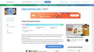 Access login.hsimon.com. Log in