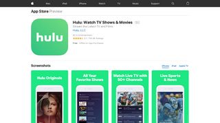 Hulu: Watch TV Shows & Movies on the App Store - iTunes - Apple