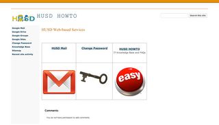 HUSD Web-based Services - HUSD HOWTO