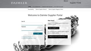 Daimler Supplier Portal: Home