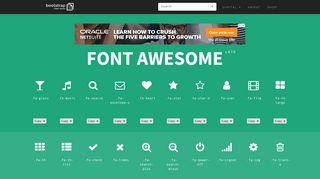 Font Awesome v.4.7.0 | Bootstrap Cheat Sheets