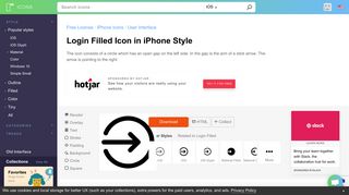 Login Filled Icon - free download, PNG and vector - Icons8