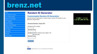 brenz.net | Random ID Generator