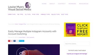 Multiple Instagram Accounts Made Easy: Account Switching