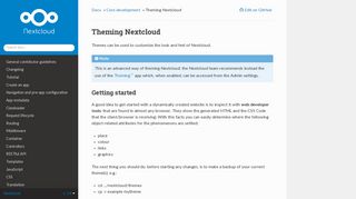 Theming Nextcloud — Nextcloud 14 Developer Manual 14 ...