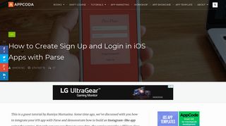 How to Create Sign Up and Login in iOS Apps with Parse - AppCoda