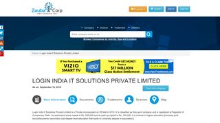 LOGIN INDIA IT SOLUTIONS PRIVATE LIMITED - Company, directors ...