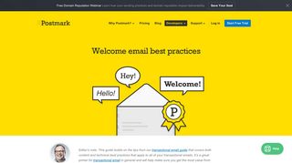 Welcome email best practices | Postmark