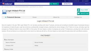 Login Infotech Pvt Ltd - Service Provider from Seshadripuram ...