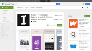 Inkitt – Free Fiction Books, Novels & Stories - Apps on Google Play