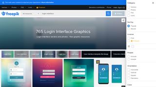 Login Interface Vectors, Photos and PSD files | Free Download - Freepik