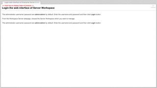 Login web interface of Enterprise Server 2.1.1 - NetBrain
