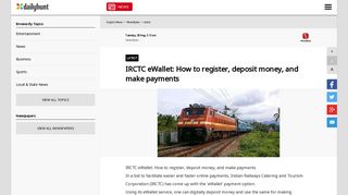 IRCTC eWallet: How to register, deposit money, and make payments ...