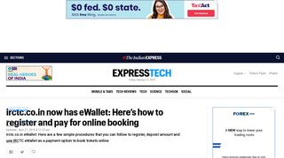 irctc.co.in now has eWallet: Here's how to register and pay for online ...