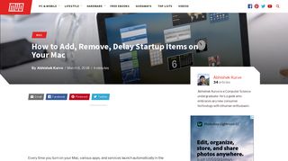 How to Add, Remove, Delay Startup Items on Your Mac - MakeUseOf