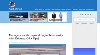 Manage your Mac startup and Login Items easily with Exhaust [OS X ...
