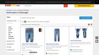 Denim Jeans In Ulhasnagar, Denim Jeans Dealers & Traders In ...