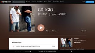 CRUCIO - [Login] KASKUS by CRUCIO | ReverbNation