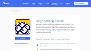 Keyboarding Online - Clever application gallery | Clever
